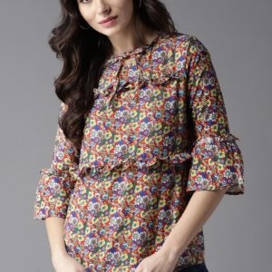 Moda Rapido Women Multicolored Printed Top