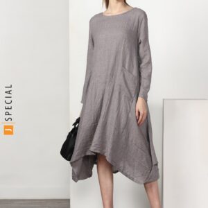 Grey Self Design Tunic