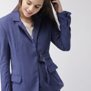 Mast  Harbour Women Blue Front-Open Blazer