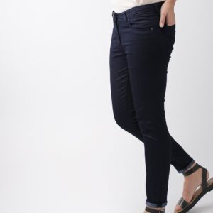 Mast  Harbour Women Navy Blue Skinny Fit Mid-Rise Clean Look Stretchable Jeans