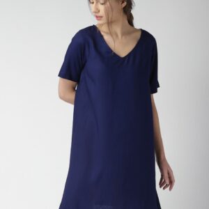 Mast  Harbour Women Navy Shift Dress