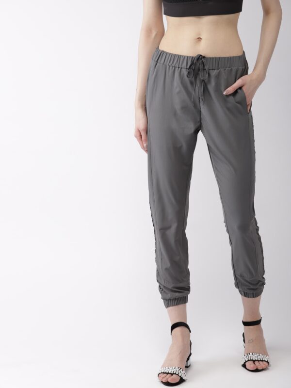 Mast  Harbour Women Grey Regular Fit Solid Joggers