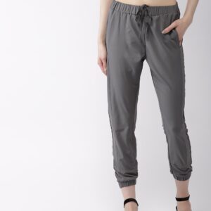 Mast  Harbour Women Grey Regular Fit Solid Joggers