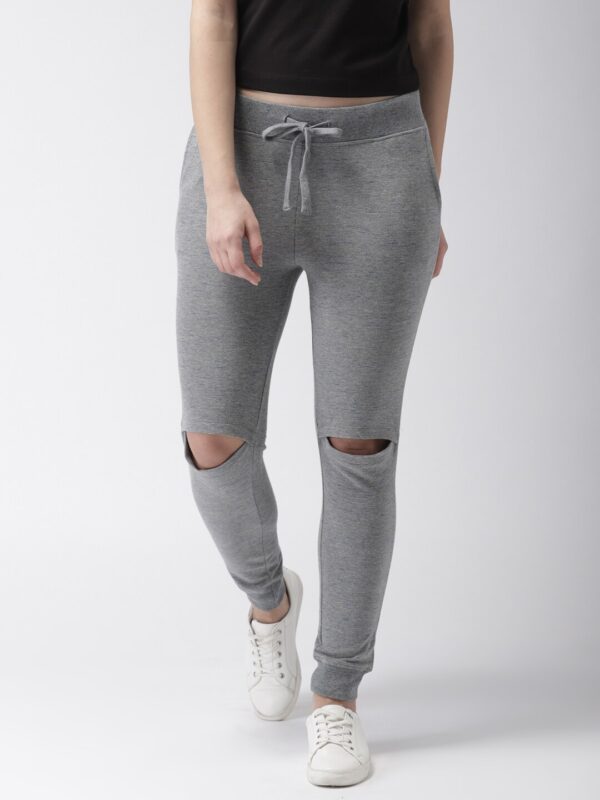 Mast  Harbour Women Grey Solid Joggers