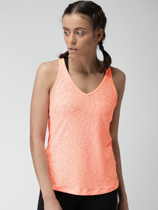 New Balance Coral Pink Styled Back Top