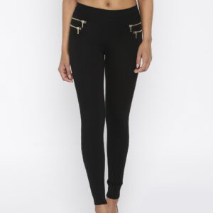 ONLY Black Solid Jeggings