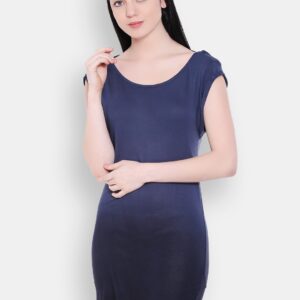 ONLY Women Navy Blue Dyed Sheath Dress