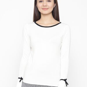 OVS Women White Solid Pullover