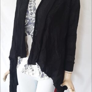 Black Striped Shrug