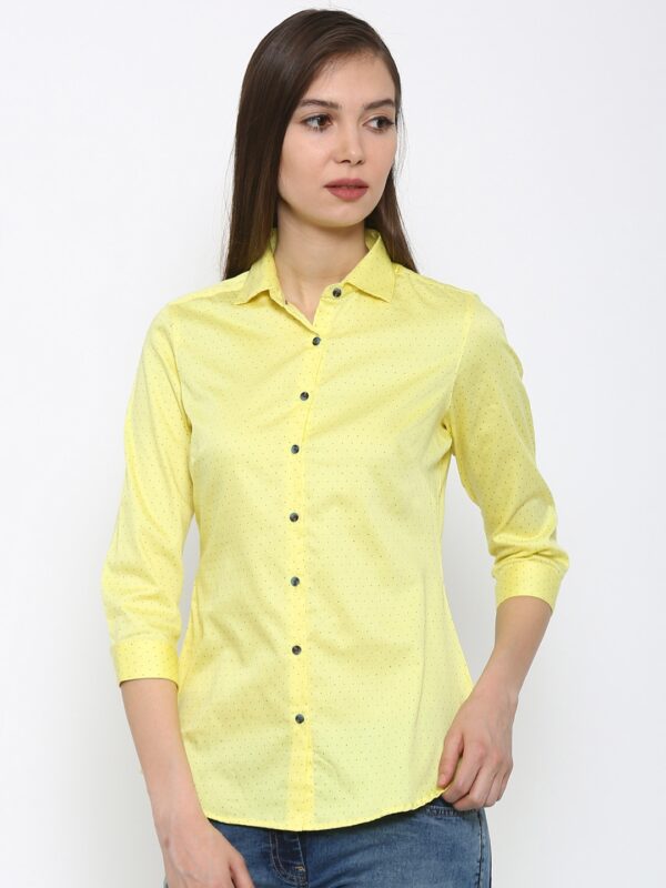 Park Avenue Women Striped Casual Shirt