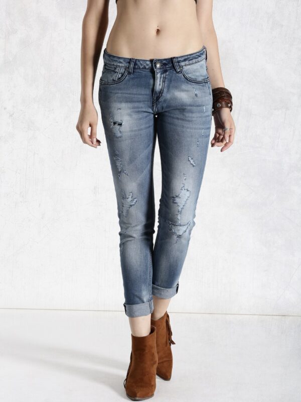 RDSTR Blue Skinny Fit Stretchable Jeans