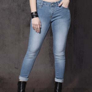 Roadster Women Blue Skinny Fit Mid-Rise Clean Look Stretchable Jeans