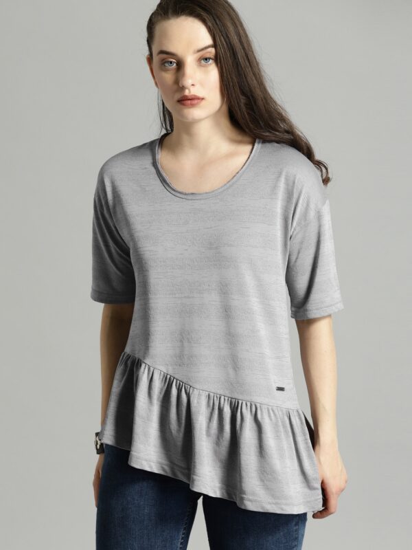 Roadster Women Solid A-Line Top