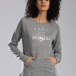 Russell Athletic Melange Printed Sweatshirt