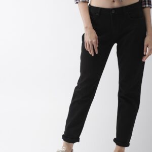 Scotch  Soda Women Black Slim Fit Mid-Rise Clean Look Stretchable Jeans