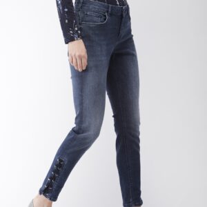 Scotch  Soda Women Blue Regular Fit Mid-Rise Clean Look Jeans