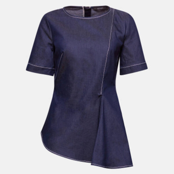 ESPRIT Women"s Short Sleeve Denim Top