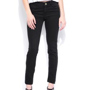 Tokyo Talkies Women Black Slim Fit Jeans