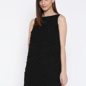 Wills Lifestyle Black Shift Dress