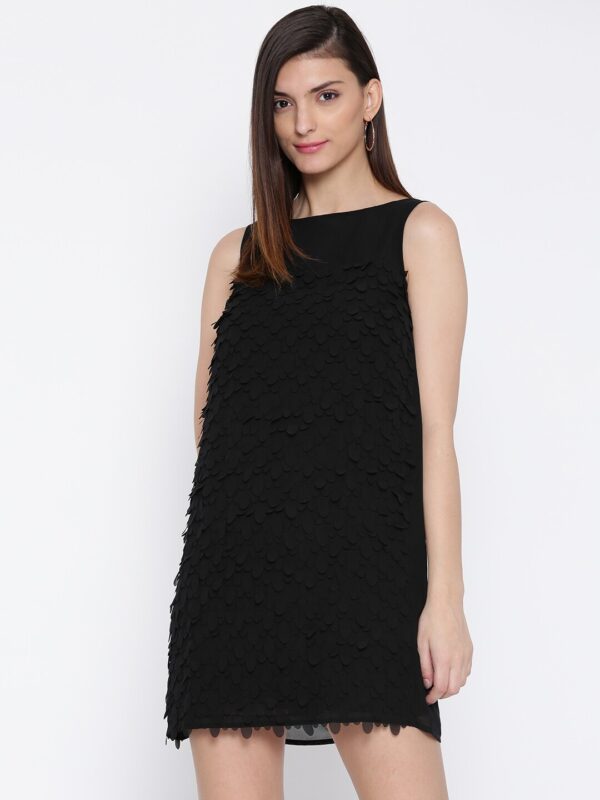 Wills Lifestyle Black Shift Dress