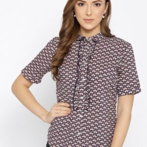 Wills Lifestyle Women Multicoloured Printed Casual Shirt