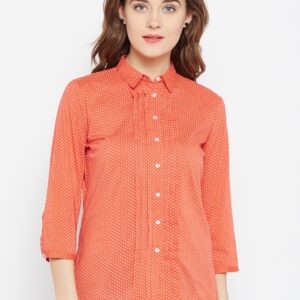 Wills Lifestyle Women  Regular Fit Printed Casual Shirt