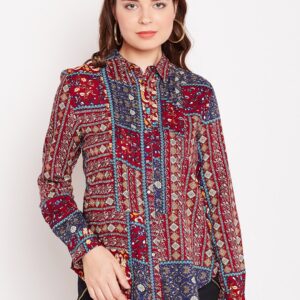 Wills Lifestyle Women  Printed Casual Shirt