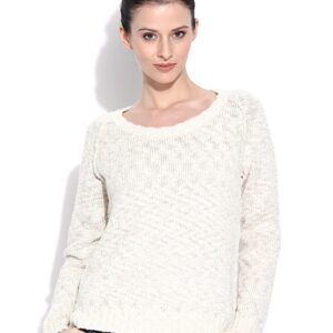 Wills Lifestyle Cream-Coloured Sweater