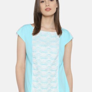 Wills Lifestyle Women Blue Top