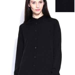 Wills Lifestyle Black Formal Shirt