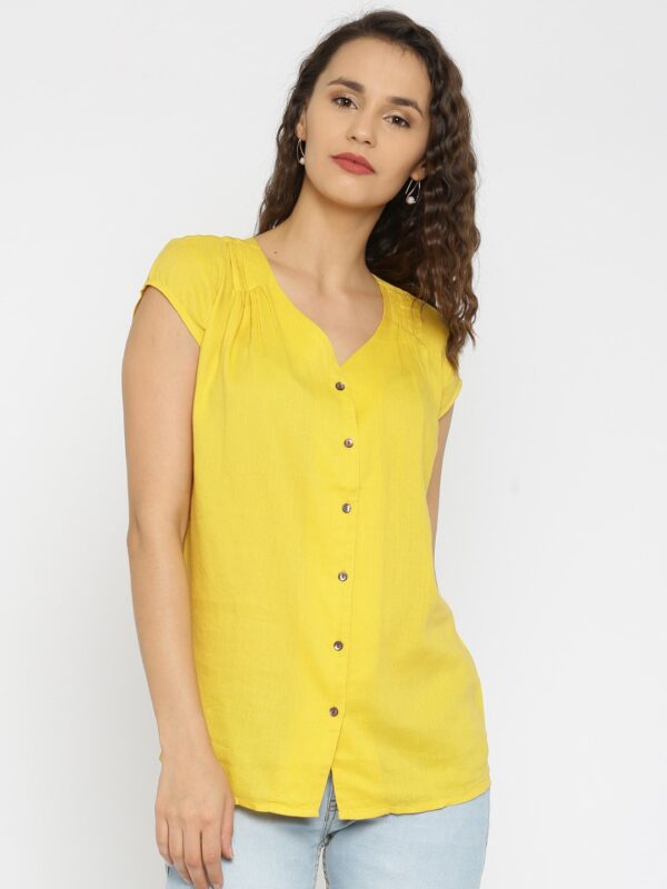 Wills Lifestyle Mustard Top