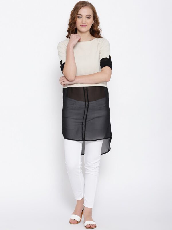 Wills Lifestyle  Patterned High-Low Tunic