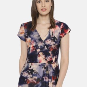 Wills Lifestyle Women  Printed Wrap Top