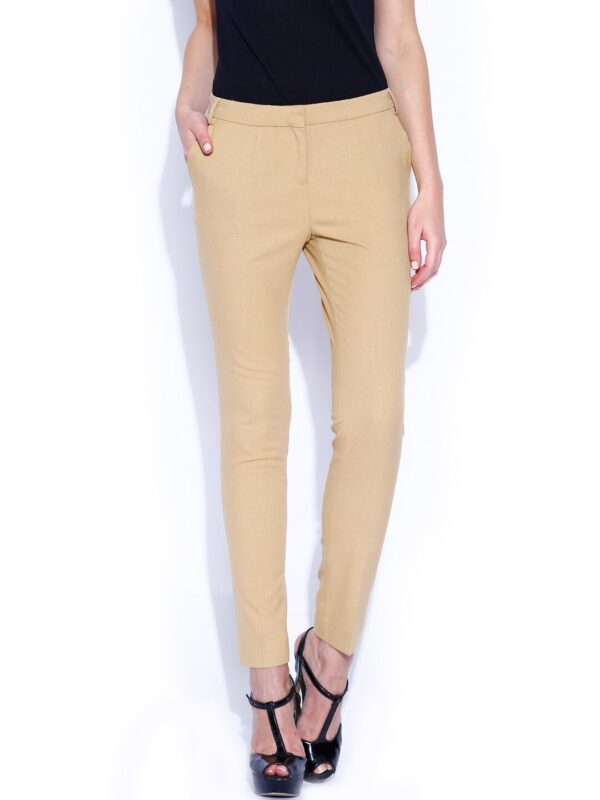 Wills Lifestyle Khaki Slim Trousers