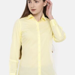 Park Avenue Woman Regular Fit Solid Casual Shirt