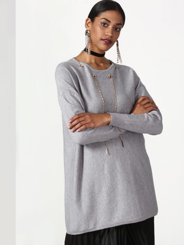 Miss Bennett Women Longline Sweater