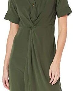 Dorothy Perkins Women"s Knot Front Shirt Dress