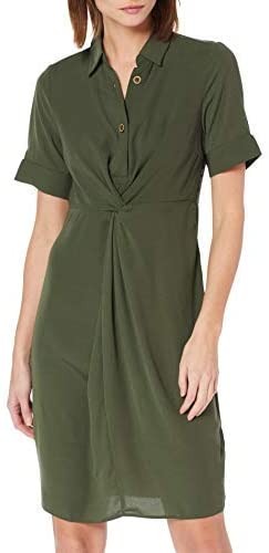 Dorothy Perkins Women"s Knot Front Shirt Dress