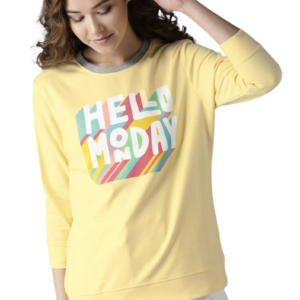 HERE&NOW Women Printed Sweatshirt