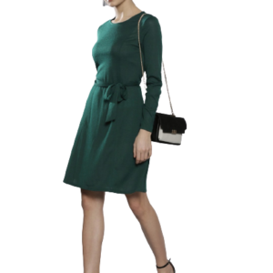 DOROTHY PERKINS Women Green Solid A-Line Dress