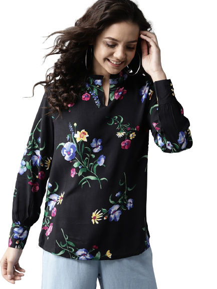 HERE&NOW Women Printed Top