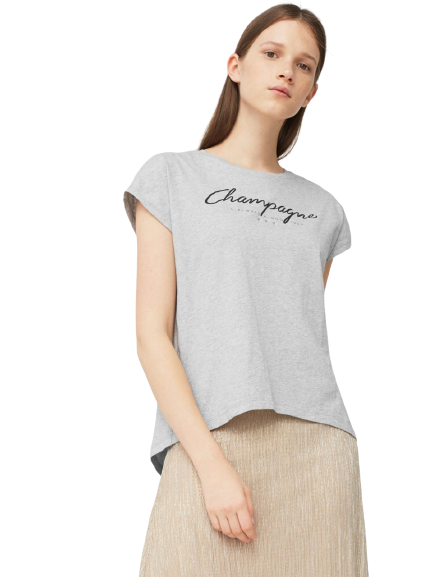 MANGO Women Printed Round Neck T-Shirt