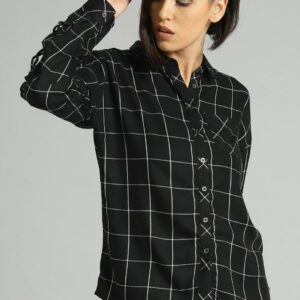 Roadster Women Regular Fit Checked Casual Shirt