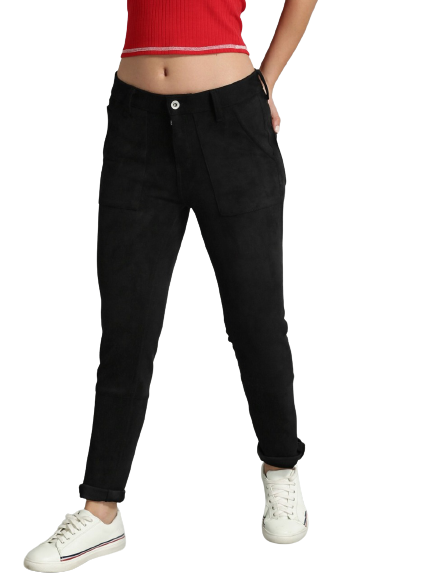 Roadster Women Solid Skinny Fit Trousers