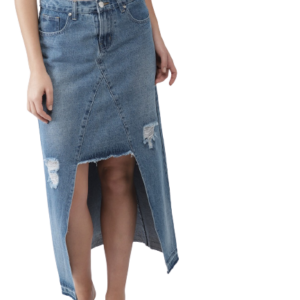 FOREVER 21 Women Denim Pure Cotton Skirt