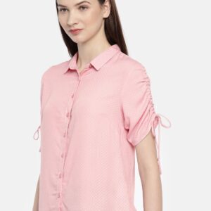 Allen Solly Woman Regular Fit Self Design Casual Shirt