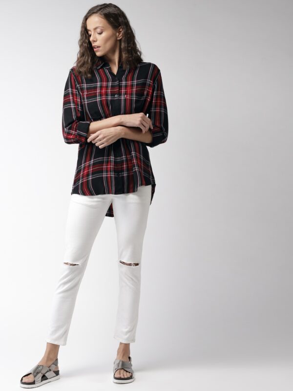 Levis Women Fit Checked Casual Shirt