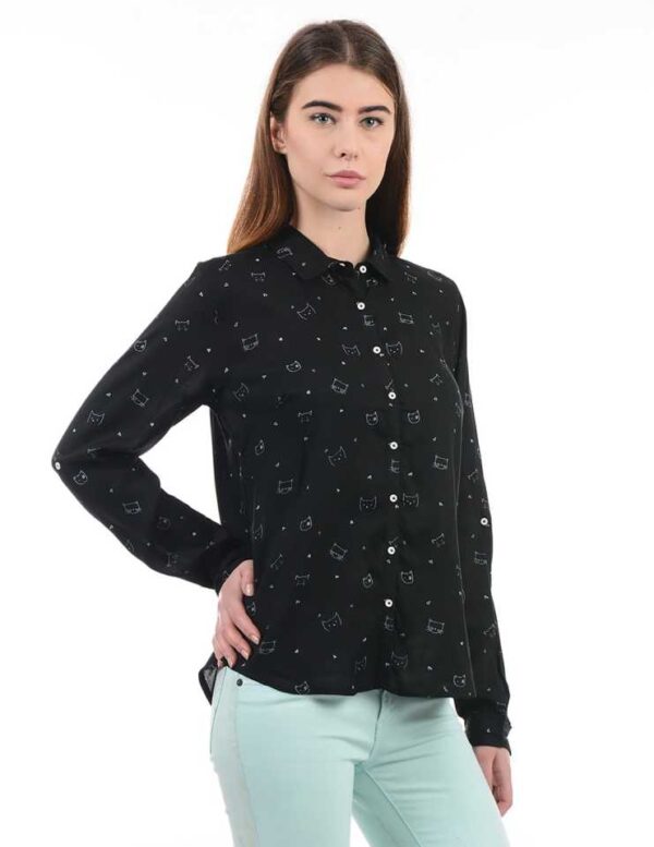 Pepe Jeans  Women Regular Fit Printed Casual Shirt