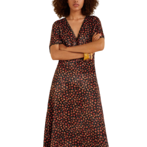 MANGO Women Floral Print A-Line Dress