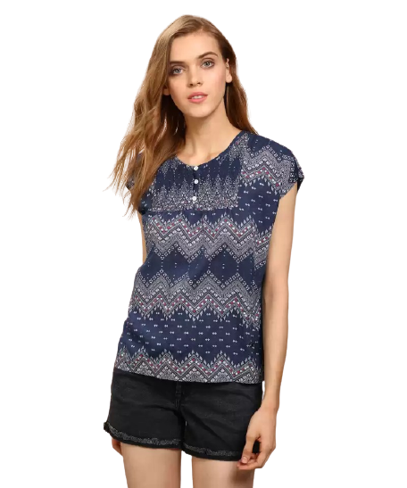 Pepe Jeans Printed Women Multicolor Top